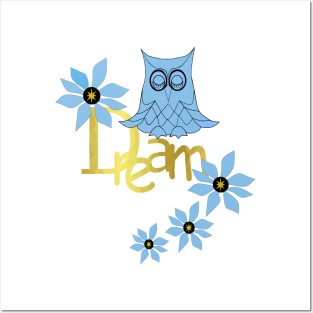 Dreamer Owl Posters and Art